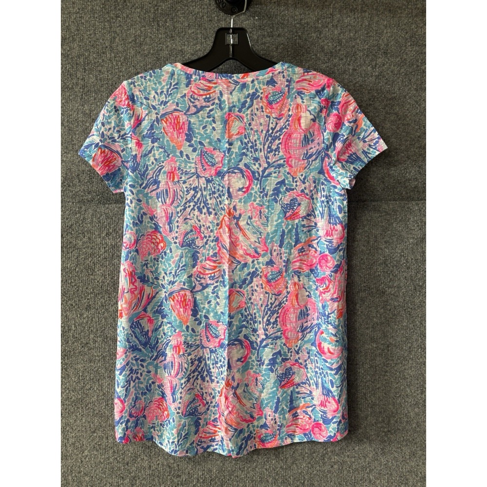 Lilly Pulitzer Women's Tee. Size XS Seaside Ocean Vacation Preppy Beach Date H68 - Picture 3 of 3
